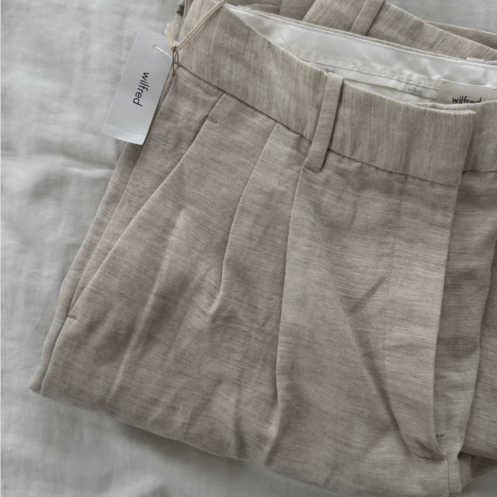 Aritzia Effortless Linen Pant